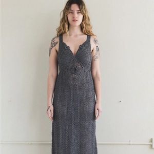 Free People Mozh Mozh Shiraz Maxi Dress Size L